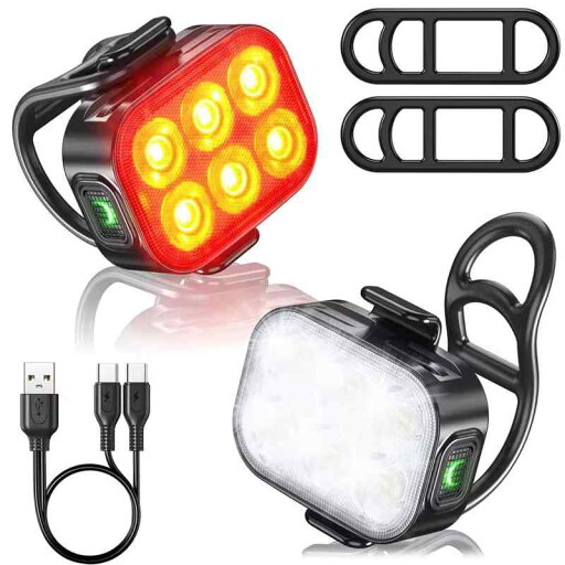 自転車ライト Arespark USB充電式の前後セット 防水IP65 LED自転車用ライト 4+6つの照明モード 警告灯 マウンテンバイク ロードバイク 登山 夜釣り用 セーフティライト 1.5時間の高速充電 簡単取 自転車ライト Arespark USB充電式の前後セット 防水IP65 LED自転車用ライト 4+6つの照明モード 警告灯 マウンテンバイク ロードバイク 登山 夜釣り用 セーフティライト 1.5時間の高速充電 簡単取