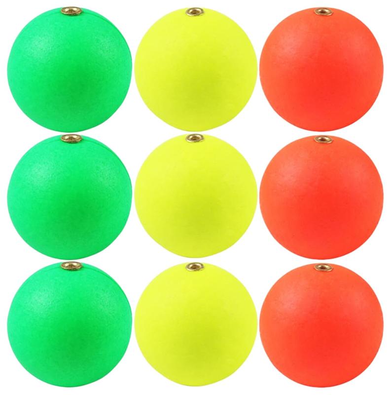 VIEAURA 発泡ウキ 【9個セット】 3色入り 釣り具 仕掛け シモリ サビキ 釣り うき