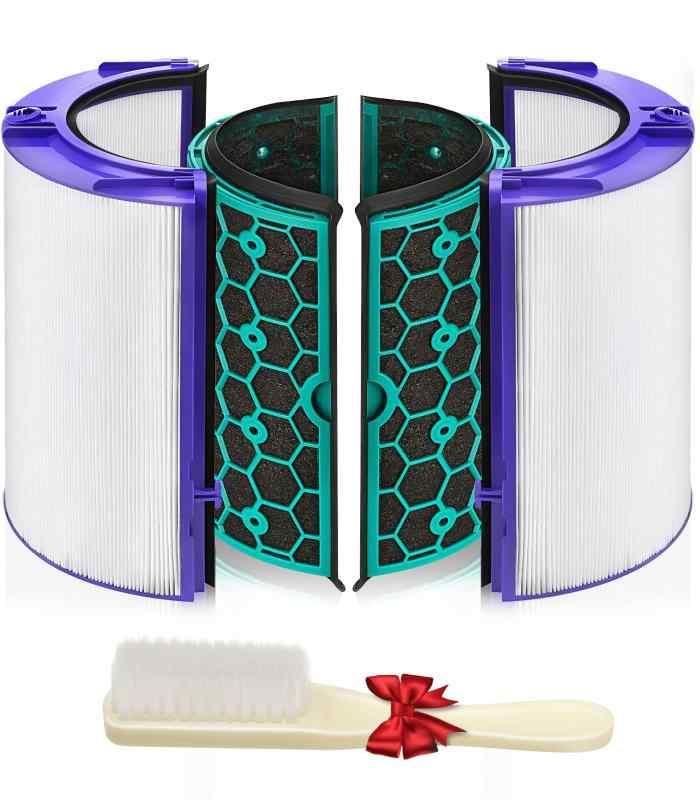 空気清浄機能付ファン交換用フィルター グラスHEPA・活性炭フィルター