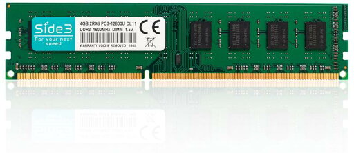 Side3 デスクトップ パソコン メモリ サムスンチップ搭載 DDR3-1600 PC3-12800U Side3 デスクトップ パソコン メモリ サムスンチップ搭載 DDR3-1600 PC3-12800U