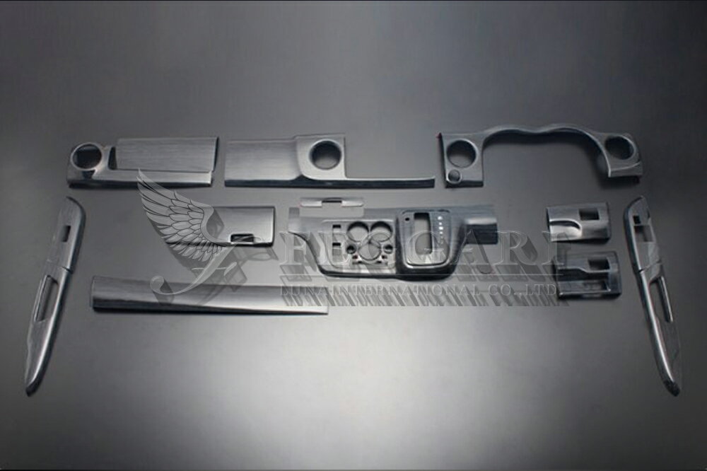 キャラバン NV350 E26 DX ワイドボディ 黒木目 15ピース 3D立体 インテリアパネル 高品質 / フェガーリ FEGGARI ルナ インターナショナル LUNA