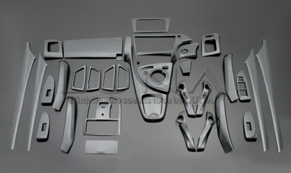 プリウス / プリウスPHV ZVW30 ブラックカーボン調 33ピース 3D立体 インテリアパネル 高品質 / フェガーリ FEGGARI ルナ インターナショナル LUNA