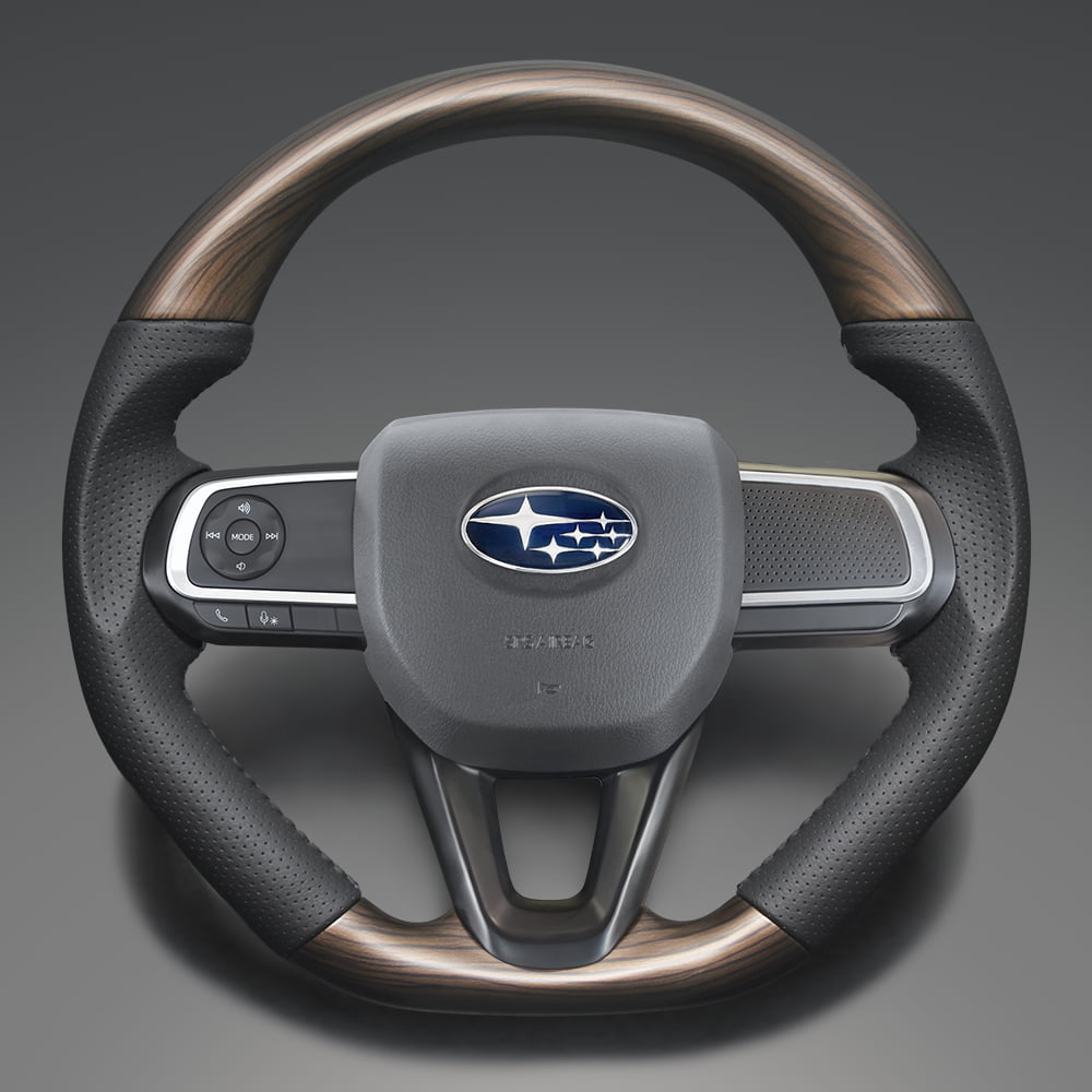 FEGGARI サンバートラック S500P/S510P (後期) ウッド＆レザーステアリング(純正交換) ダークウッド x PVC(ダークグレー) x スポーティーDタイプ / LSHJ2 フェガーリ