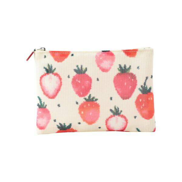 フェイラー公式/LOVERARY ストロベリードット　メッシュ転写ポーチ　L/STDMP-213060のサムネイル