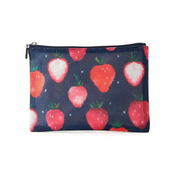 フェイラー公式/LOVERARY ストロベリードット　メッシュ転写ポーチ　L/STDMP-223081のサムネイル