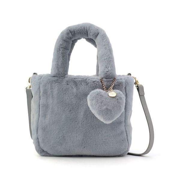 フェイラー公式/LOVERARY ラブラリーロゴ　フェイクファーバッグ　L/LRG-233132のサムネイル