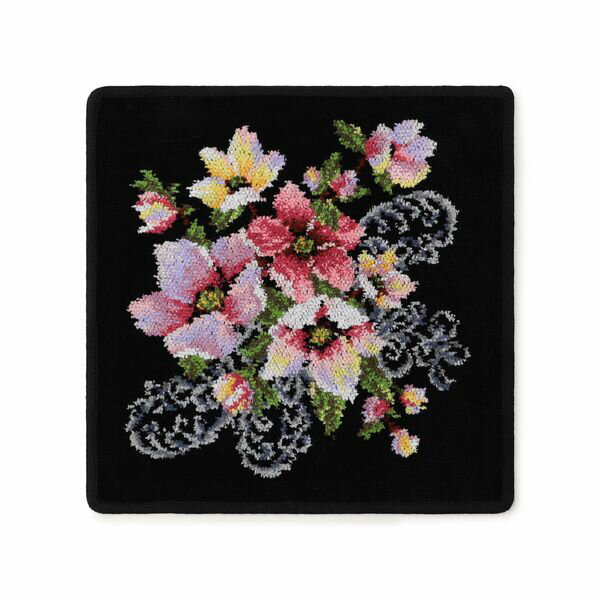 フェイラー公式/FEILER ポージ― ハンカチ （黒/紫）