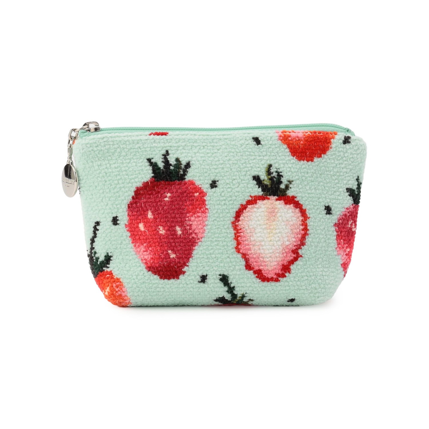 フェイラー公式/LOVERARY ストロベリードット　舟型ポーチS　L/STD-260088