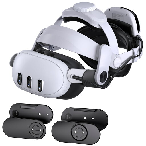 【10%クーポン配布中】BEBONCOOL Quest 3/Quest 2用ヘッドストラップ バーチャル vrゴーグル ヘッドホン付 ストラップ交換用 急速充電6700mAh Quest 3/Quest 2アクセサリー 強化されたサポート 圧力軽減 快適 ストラップ 調整可能な交換用 送料無料 一年保証 【10%クーポン配布中】BEBONCOOL Quest 3/Quest 2用ヘッドストラップ バーチャル vrゴーグル ヘッドホン付 ストラップ交換用 急速充電6700mAh Quest 3/Quest 2アクセサリー 強化されたサポート 圧力軽減 快適 ストラップ 調整可能な交換用 送料無料 一年保証