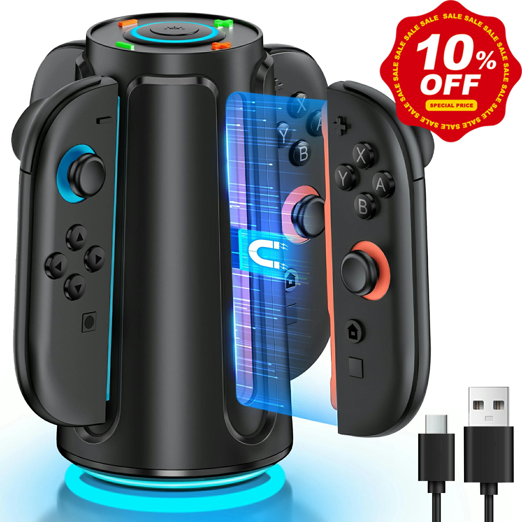 楽天市場】switch 充電収納一体型の通販