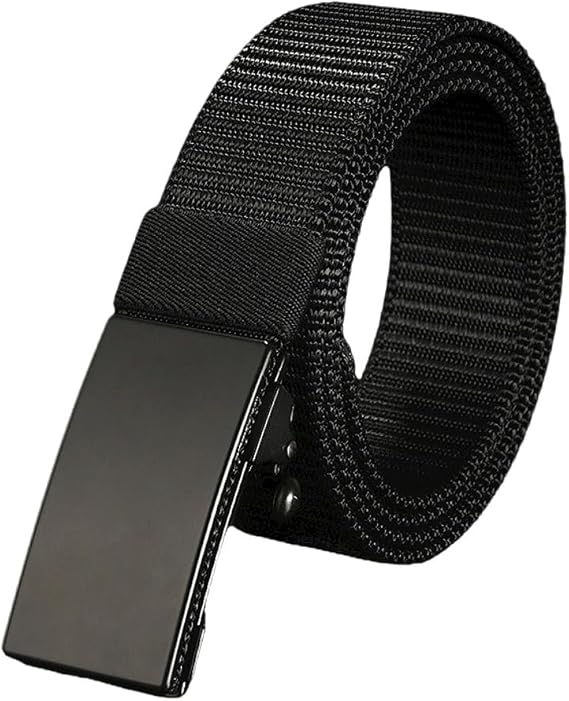 【期間限定価額】Feisedy ベルト メンズ ナイロンベルト 長さ調節可能 作業用 軽量 スポーツ 耐久性の..