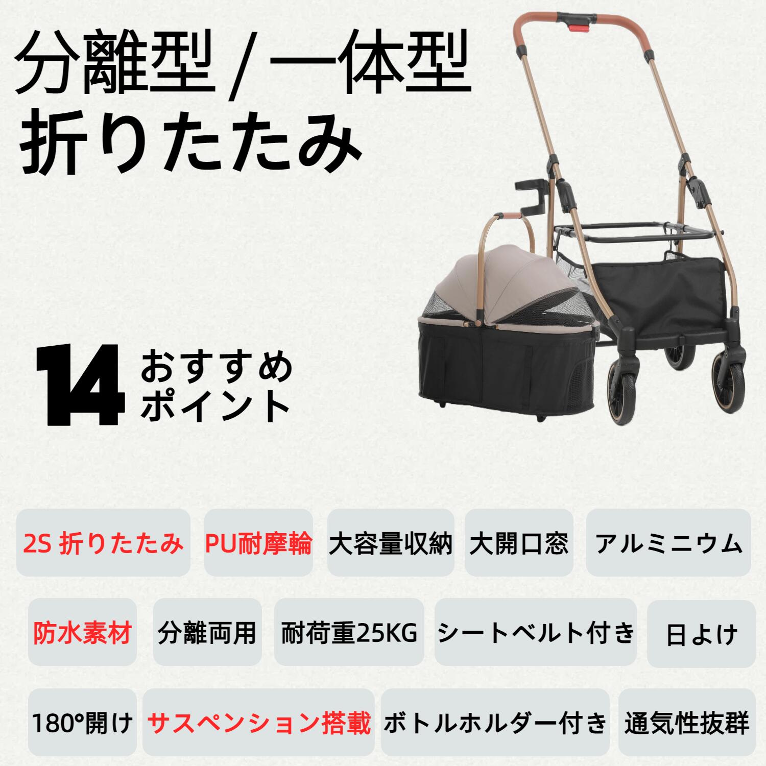 【2026新型防水で頑丈・中型犬】MILA&L...の紹介画像3