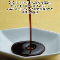 九州醤油さしみしょうゆ//【粋】500ml×6本|福岡県産食品添加物無添加再仕込みしょうゆ国産丸大豆使用刺身醤油