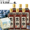 にごり酢 無ろ過 玄米黒酢 500ml×6本【送料無料 沖縄+300円】選べる江崎酢醸造元飲んで美味しい黒酢料理が引き立つ黒酢父の日 内祝い お中元 御中元 お...