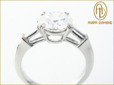 「39ショップ」ダイヤモンドリング/2.0ct 0.25ctプラチナ900指輪/芦屋ダイヤモンド/極KIWAMI