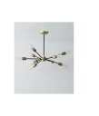 ACME Furniture(アクメファニチャー)SOLID BRASS LAMP 9ARM / BLACK(ソリッド ブラス ランプ 9アーム )/ ブラックパイプ