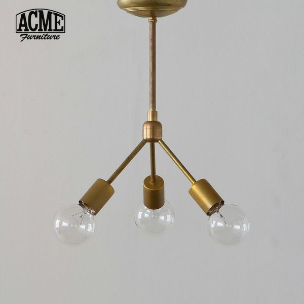 【準備中】ACME Furniture（アクメファニチャー）SOLID BRASS LAMP 3ARM 45（ソリッドブラスランプ3アーム45）