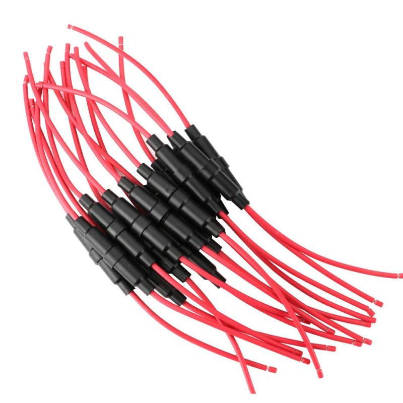 KILIGEN 126個 6 * 30mm ガラス管 ヒューズ, 1A / 3A / 5A / 10A / 15A / 25Aのヒューズを各15個, 2A / 6A / 20Aのヒューズを各12個