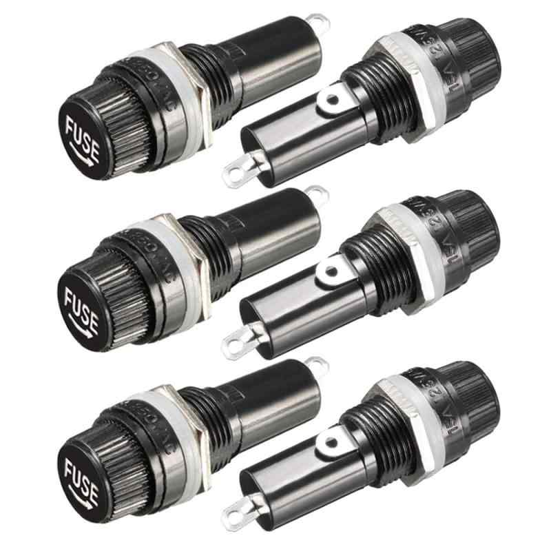 KILIGEN 126個 6 * 30mm ガラス管 ヒューズ, 1A / 3A / 5A / 10A / 15A / 25Aのヒューズを各15個, 2A / 6A / 20Aのヒューズを各12個