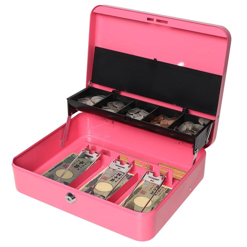 Jssmst 手提金庫 ダイヤル式 金属製 30x24x9cm B5サイズ CB0704XL