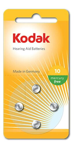 Kodak補聴器用空気電池 P10 (PR70) 10パックセット(40粒) Kodak補聴器用空気電池 P10 (PR70) 10パックセット(40粒)
