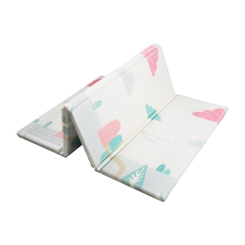 Kailund プレイマット ベビーマット 赤ちゃん 176x156x1.6cm 大判 プレイマット 折りたたみ リビング 赤ちゃん マット 防水 床暖房対応 両面使用可 滑り止め 出産祝い