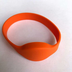 rfid シリコンリストバンド 125khz EM4100 大人サイズ アクセス制御用 (5パック)