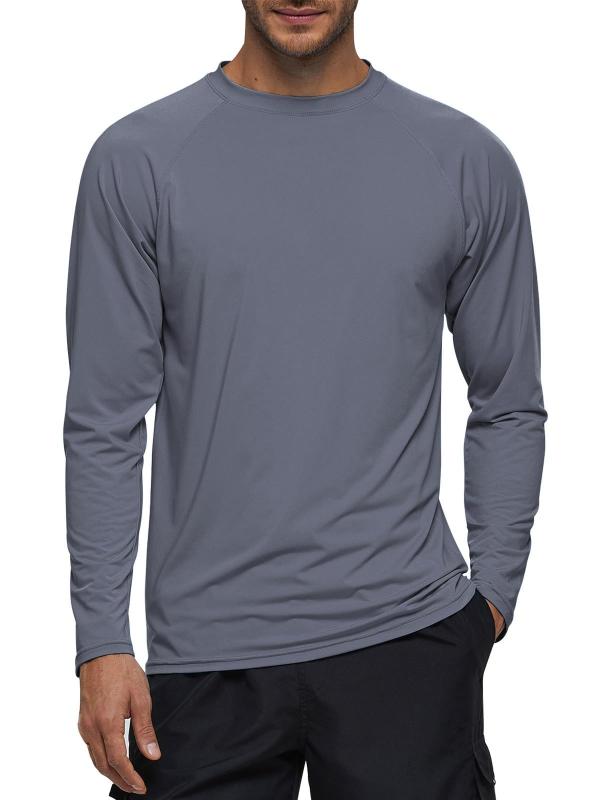 [Hilarocky] ラッシュガード 長袖 水着 メンズ UVカット スイムウェア スポーツ シャツ スイム 水陸両..