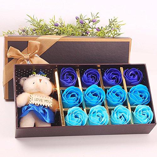 Menshow(メンズショウ) 母の日 カーネーション 教師の日 康乃馨 ソープフラワー 綺麗 ロマンチック 手作り 恋人 贈り物 ギフトボックス付 香り 枯れないお花