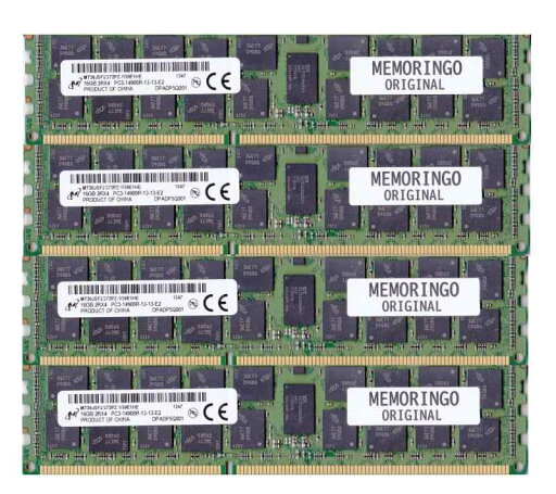 MacPro用メモリ 64GB(16GB×4枚組) DDR3 PC3-14900R 1866MHz 240pin RDIMM メモリンゴオリジナル商品 MacPro用メモリ 64GB(16GB×4枚組) DDR3 PC3-14900R 1866MHz 240pin RDIMM メモリンゴオリジナル商品