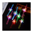 キッズおもちゃ Led 光る指輪 ブレスレット 光る リング オモチャ 回転可能 光り物玩具 ライブ コンサート 縁日おもちゃ 文化祭 子供会 花火大会ハロウィン クリスマス新年会 誕生日プレゼ