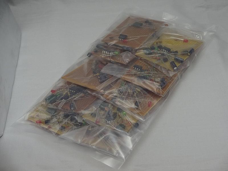 基板 半田 付け 練習 キット 部品 付 10 セット 組み