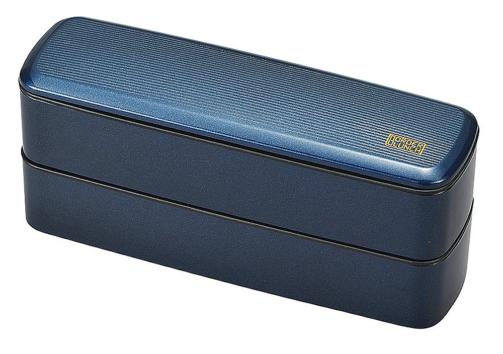 本体サイズ:約6×20×9cm 素材・材質:PET樹脂とABS樹脂の合成品 原産国:日本 容量:(上段)330ml、(下段)330ml 電子レンジ対応:可 食器洗い機対応:可 付属品:ランチベルト(黒)