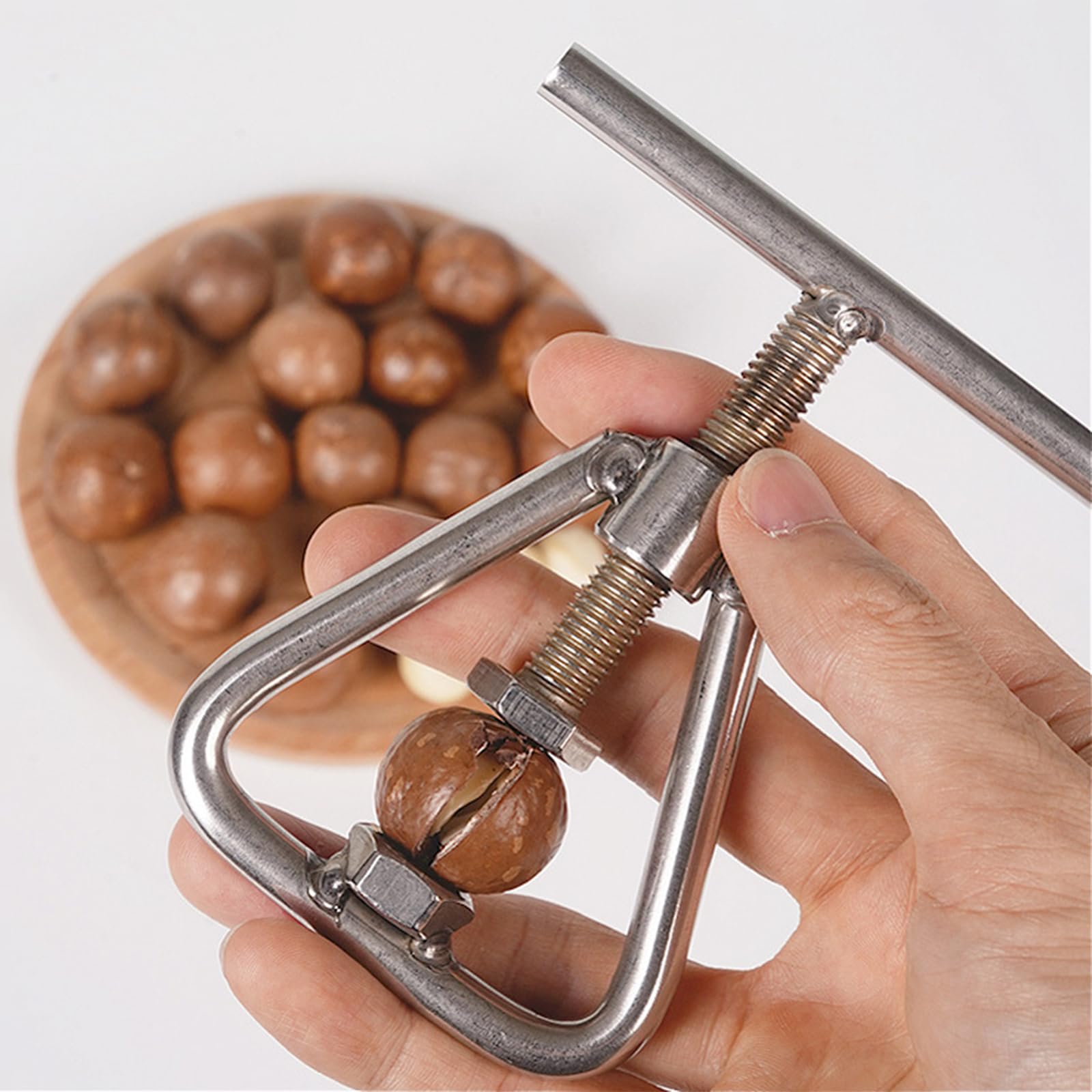 マカデミアナッツ 割り器 ナッツ クラッカー ナッツ 殻割り器 ネジ式 くるみ クル...