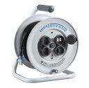 ハタヤ(HATAYA) コードリール 屋外用 (防雨型) 100V型 コード20m 太さ1.25m平方メートル 標準型 コンセント4個 コンセント防雨キャップ付き 家庭用 工場用 建設現場 シンサンデーレインボーリール