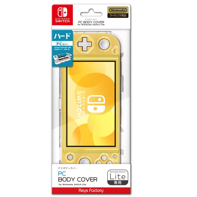 乐天商城 - 【任天堂ライセンス商品】PC BODY COVER for Nintendo Switch Lite クリア