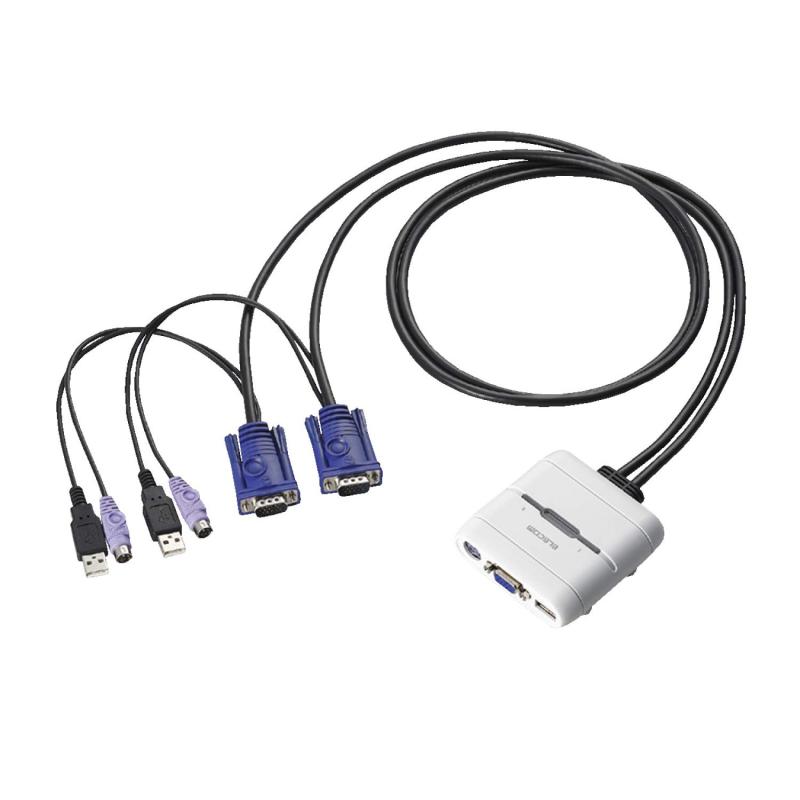 エレコム KVMスイッチ USB VGA