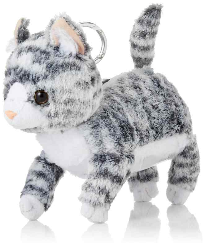 [ポンポンルージュ]可愛い子ねこと豆柴がタッチする、ぬいぐるみリールパス 定期入れ パスケース 犬 猫