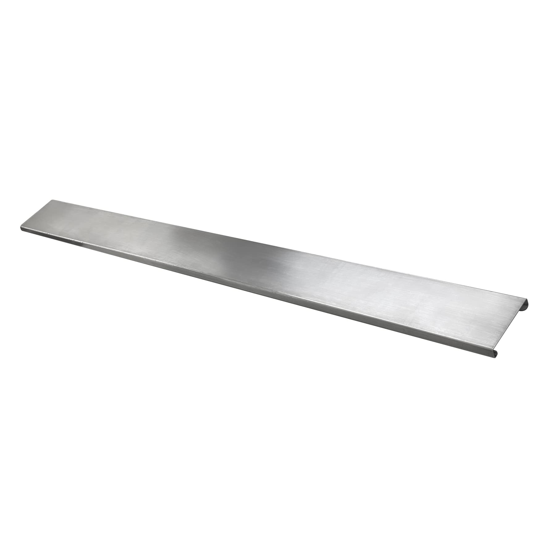 本体サイズ:91.5cm×8.0cm×1.3cm(内寸1.1cm) 付属品:説明書 / 材質:ステンレス 排気口カバー 90cm 耐荷重100kg グリルカバー レンジガード コンロカバー コンロ奥ラック スリム ガス IH コンロ ヘアライン キッチンラック フラット グリル お手入れ簡単 調味料ラック 油はねガード キッチン 収納 台所 ステンレス