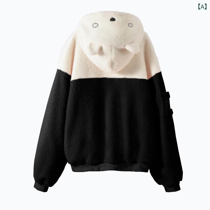 子供服 アウター ガールズ ボア ジャケット コート 冬 厚手 防寒 フリース パーカ...