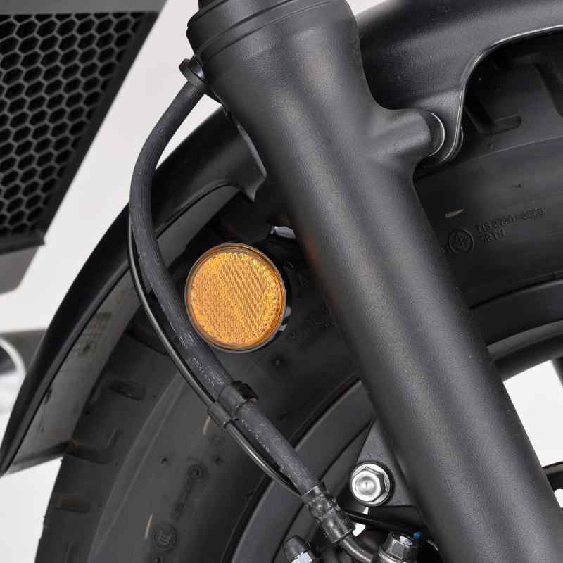 デイトナ(Daytona) ユニバーサル リフレクター ラウンド アンバー M6ボルト取付タイプ 76288