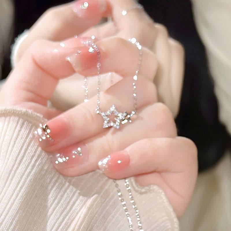 ネックレス レディース 星 スター ペンダント シルバー ジルコニア アクセサリー ...