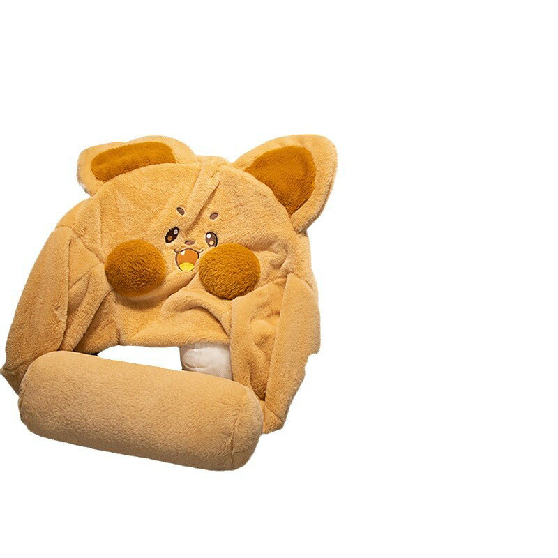 クッション レディース 抱き枕 ぬいぐるみ 萌えネズミ キャラクター 腰当て 背もたれ 枕 寝室 ベッド用 寮用 インテリア 雑貨 かわいい ふわふわ 柔らかい 癒し系 快適 安眠 サポート リラックス 読書用 昼寝用 リビング ソファ用 贈り物 ギフト felicitastore-10227554 felicitastore パッケージ画像
