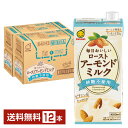 マルサン 毎日おいしい ローストアーモンドミルク 砂糖不使用 1L 紙パック 1000ml 6本×2ケース(12本) 【送料無料(一部地域除く)】 マルサンアイ