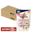 味の素 アミノバイタル アミノプロテイン for woman ストロベリー味 3.8g×10本入 パウチ 20袋 1ケース(200本)【送料無料(一部地域除く)】(4)