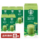 ネスレ スターバックス プレミアムミックス 抹茶ラテ 24g×4P入 ×6箱(24P)【送料無料(一部地域除く)】Nescafe インスタントコーヒー スティッ...