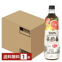 CJフーズジャパン 美酢 グレープフルーツ 希釈タイプ 900ml ペットボトル 1本 【送料無料(一部地域除く)】お酢飲料 飲むお酢 食酢 ミチョ みちょ C...