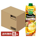 カゴメ 野菜生活100 Smoothie バナナスムージー 1000g LLプリズマ容器 紙パック 6本 1ケ―ス 野菜ジュース