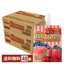 ハウス まるでスムージー ベリーミックス&ピーチ味 150g パウチ 24個×2ケース(48個) 【送料無料(一部地域除く)】