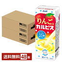 エルビー りんご&カルピス 250ml 紙パック 24本×2ケース(48本)【送料無料(一部地域除く)】